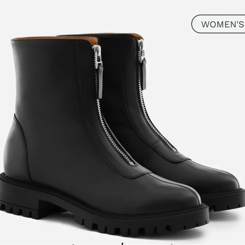 Beckett Simonon Black Leather Chelsea Zip Boots Women’s 9.5 NWT